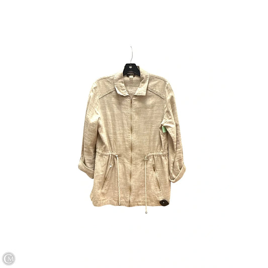 Jacket Other By Clothes Mentor In Tan, Size: M