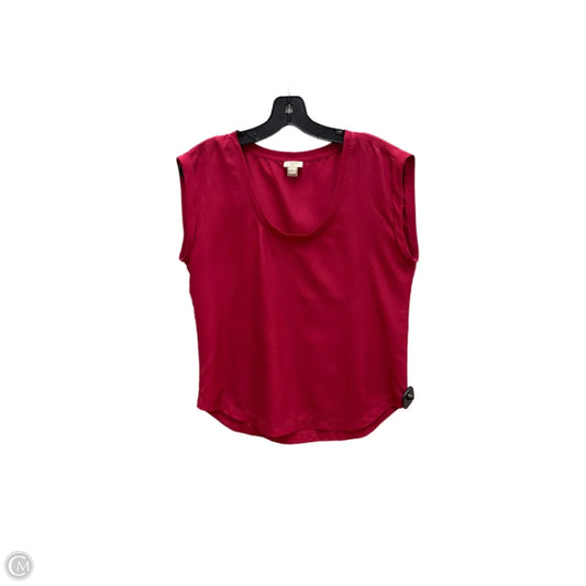 Top Short Sleeve By J. Crew In Pink, Size: 6