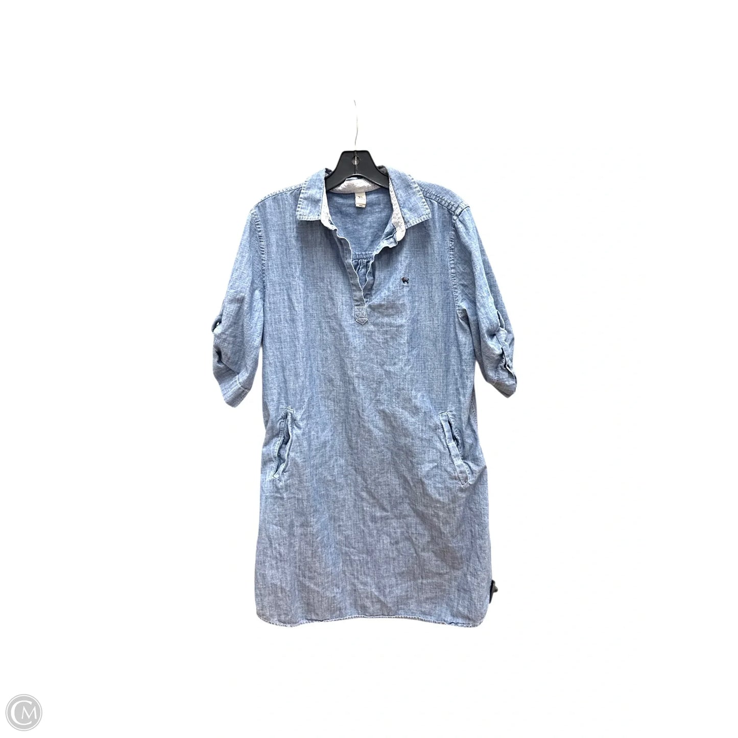 Dress Casual Midi By Clothes Mentor In Blue Denim, Size: Xl