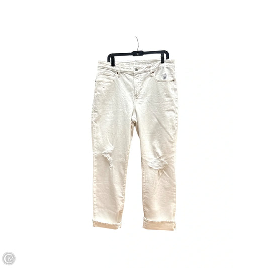 Jeans Straight By Old Navy In White, Size: 14