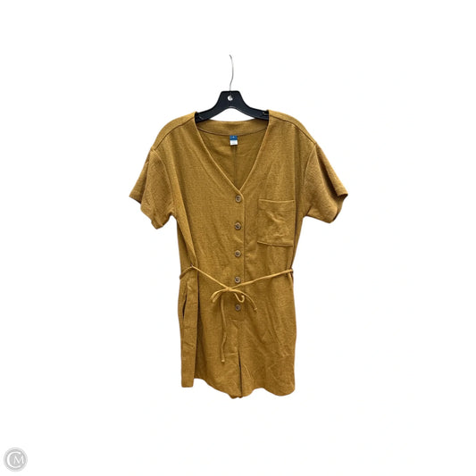 Romper By Old Navy In Gold, Size: M