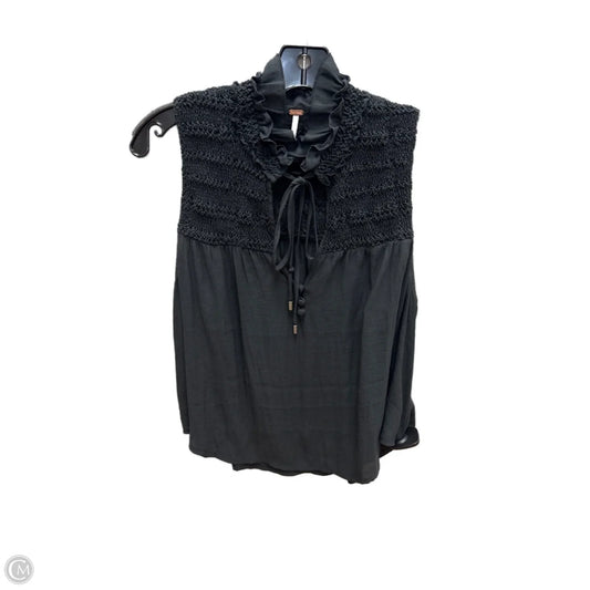 Top Sleeveless By Free People In Black, Size: Xs