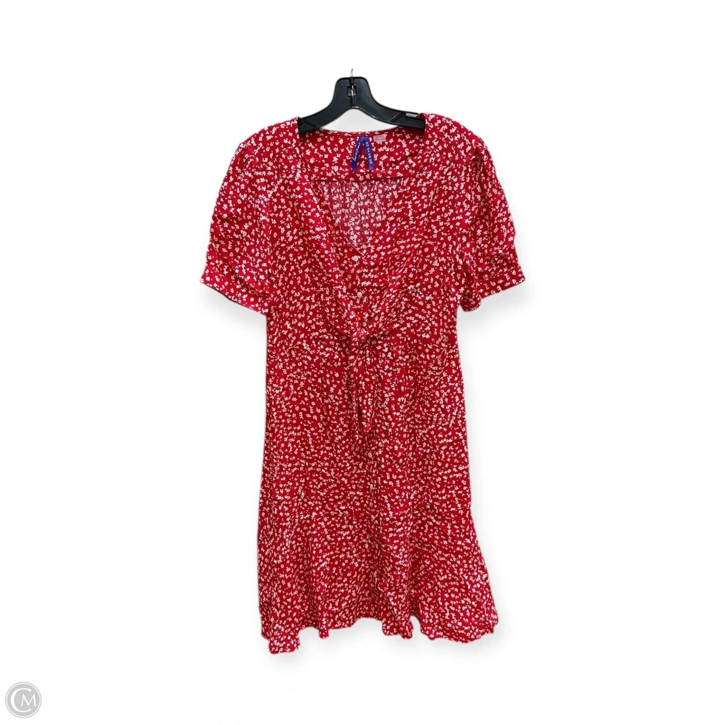 Dress Casual Midi By Clothes Mentor In Red & White, Size: 6
