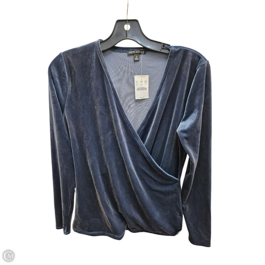 Top Long Sleeve By J. Crew In Blue, Size: S