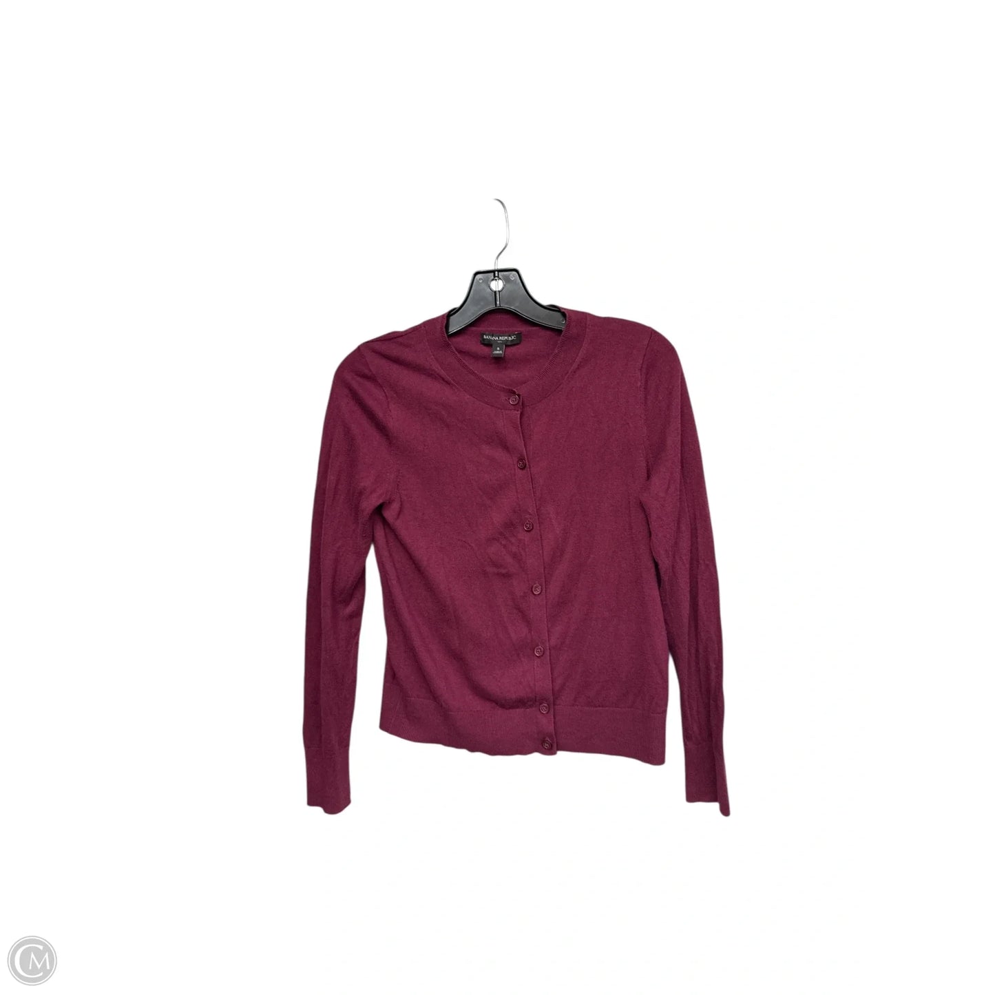 Cardigan By Banana Republic In Maroon, Size: S
