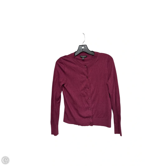 Cardigan By Banana Republic In Maroon, Size: S