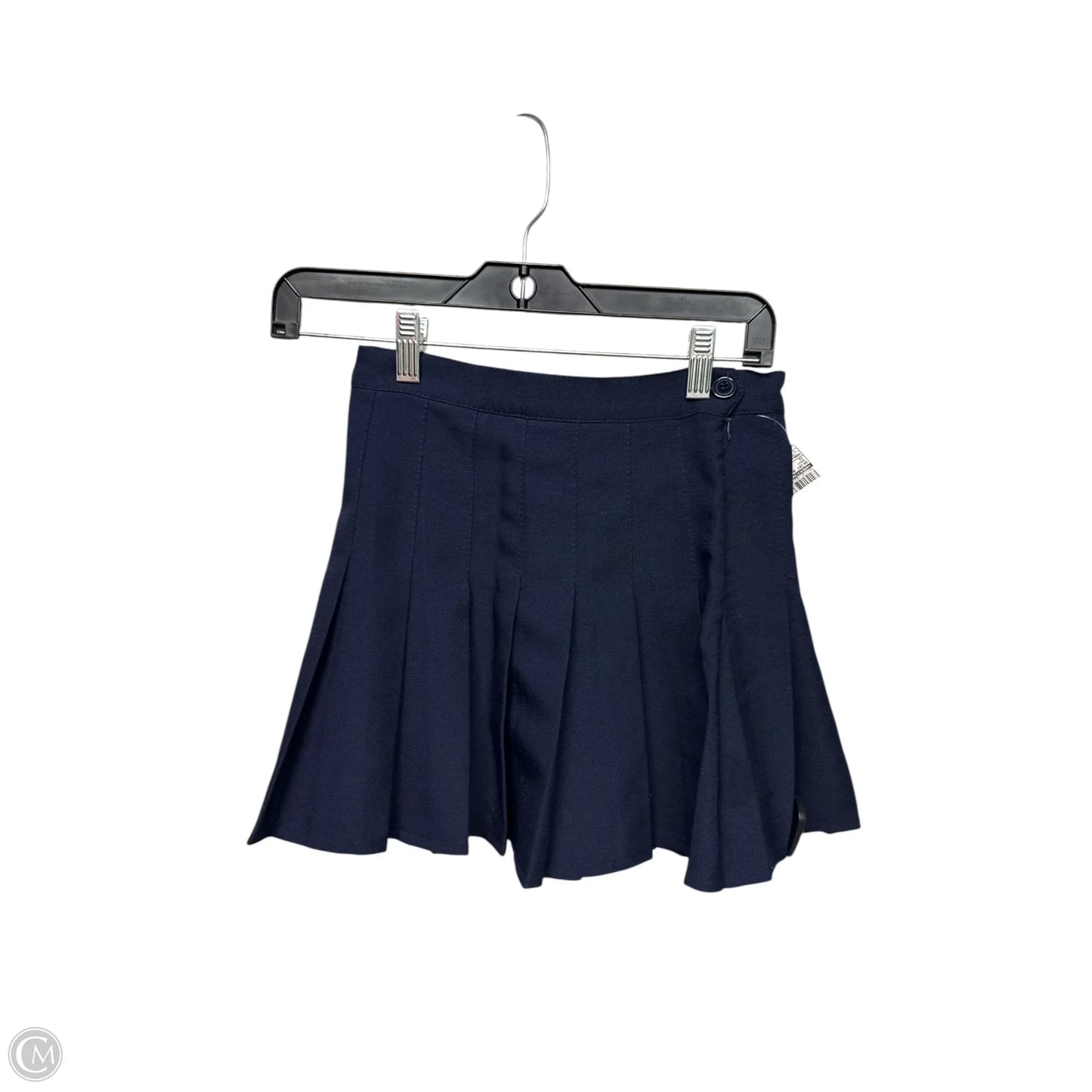 Skirt Midi By American Apparel In Navy, Size: Xs