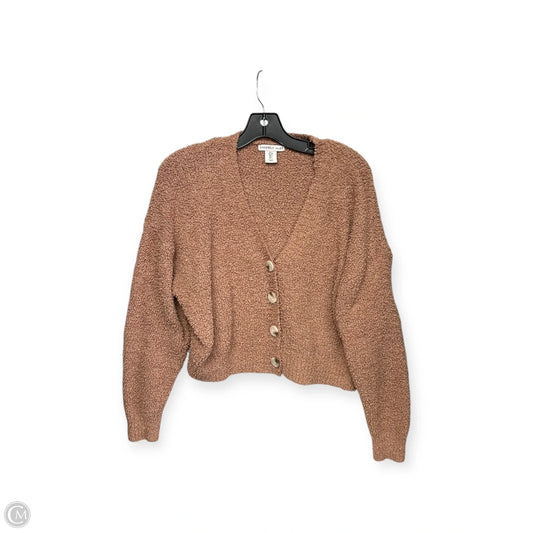 Cardigan By Clothes Mentor In Orange, Size: S
