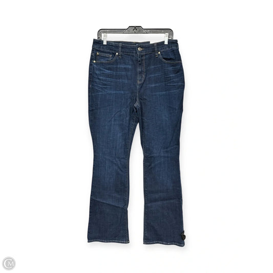 Jeans Boot Cut By Chicos In Blue Denim, Size: 8