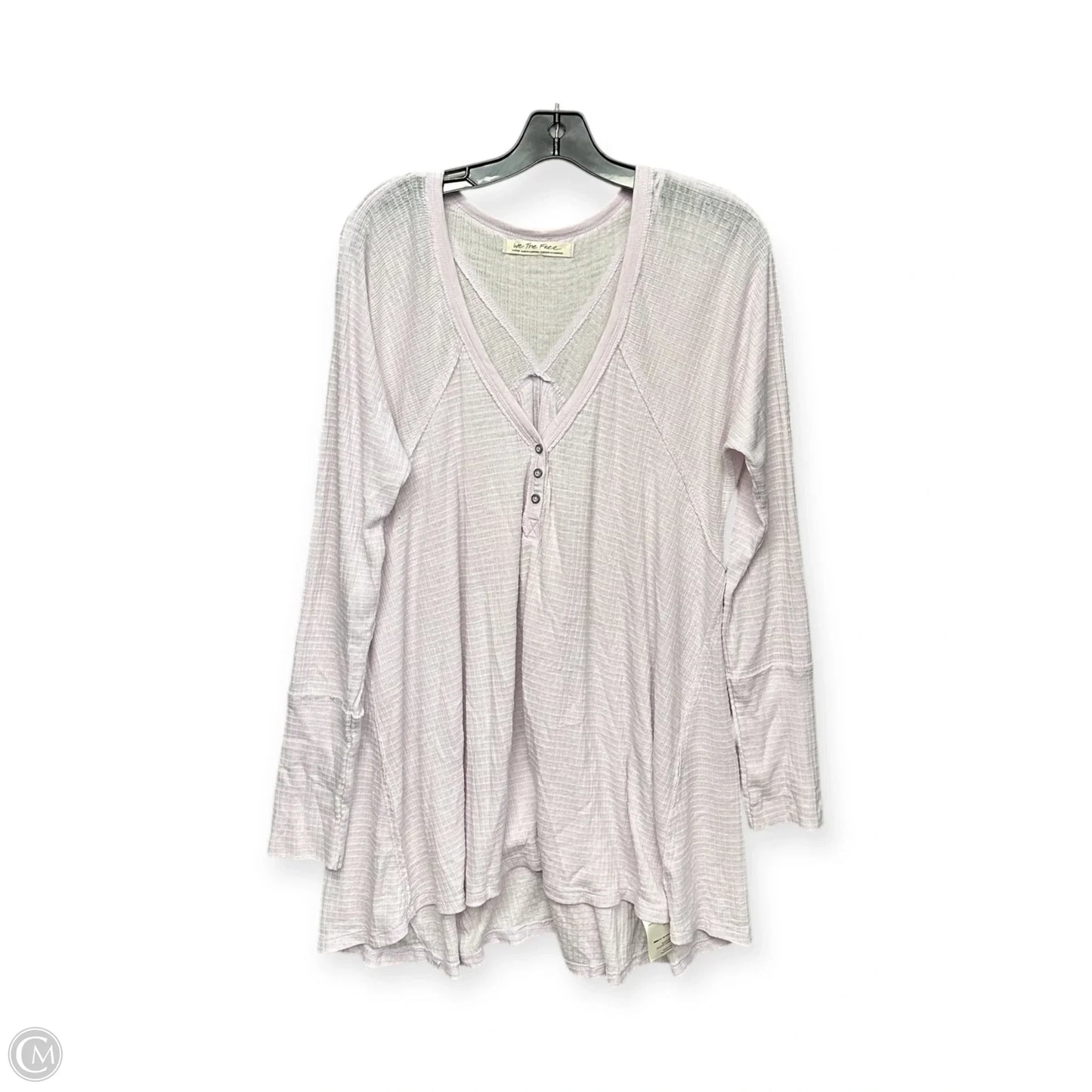 Top Long Sleeve By We The Free In Purple, Size: L