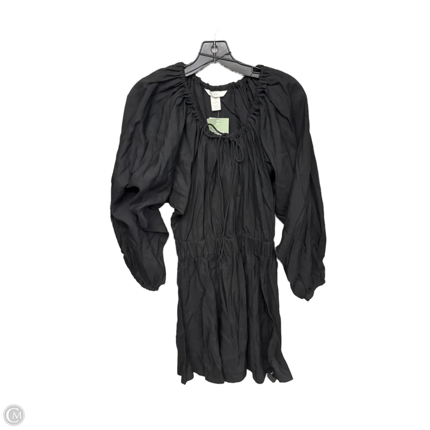 Dress Casual Midi By H&m In Black, Size: S