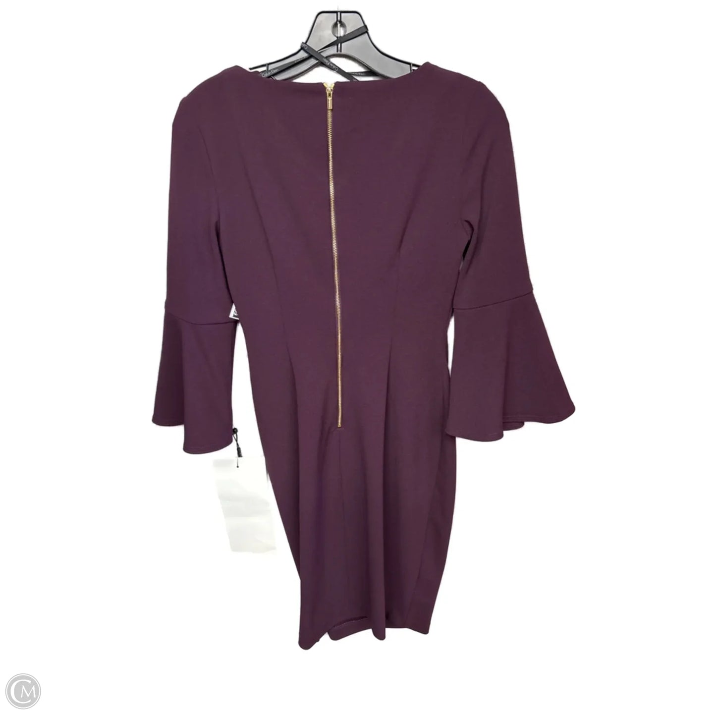 Dress Party Midi By Calvin Klein In Purple, Size: 2