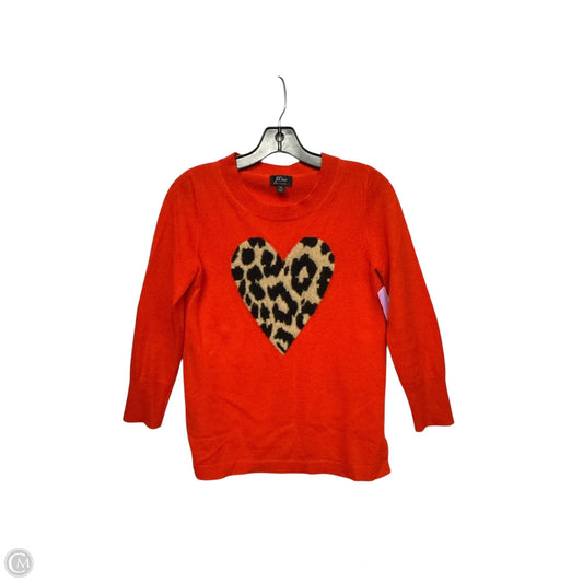 Sweater Cashmere By J. Crew In Red, Size: Xs