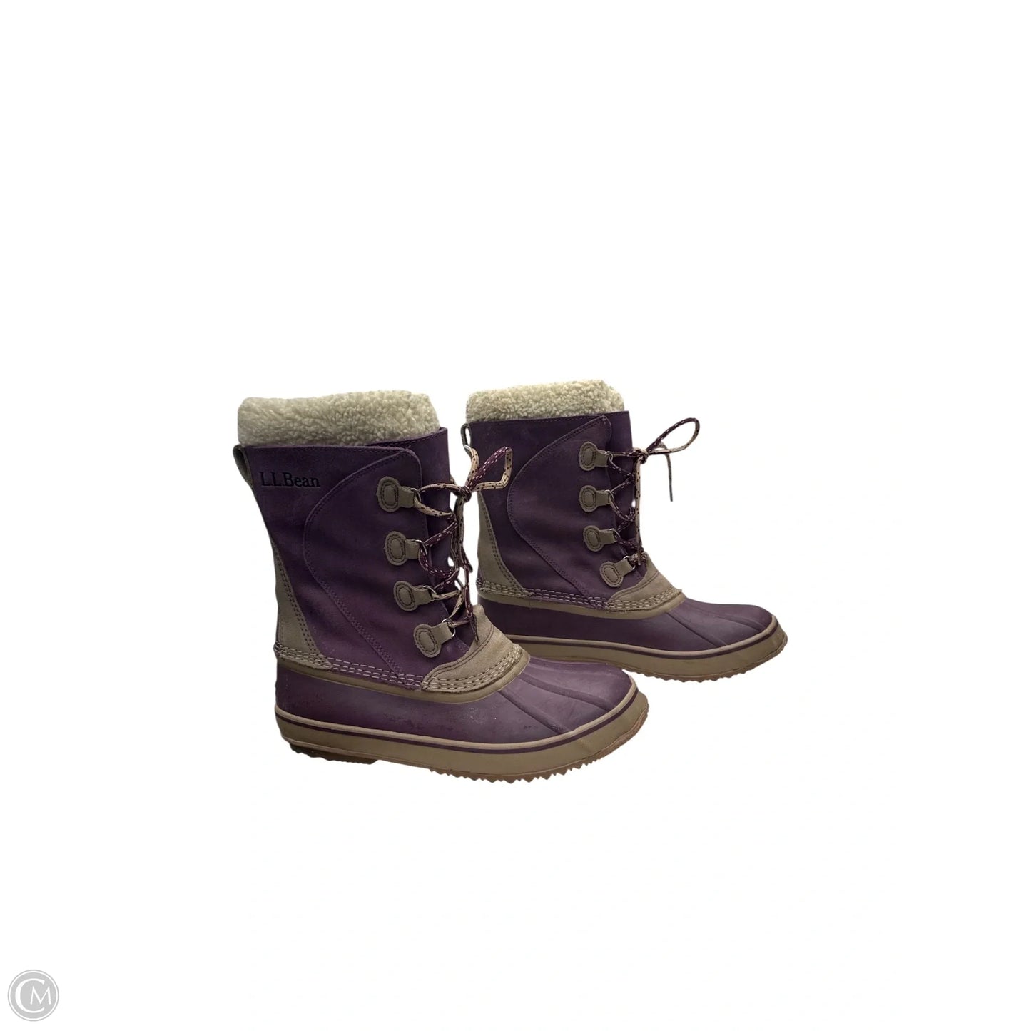 Boots Snow By L.l. Bean In Purple, Size: 10