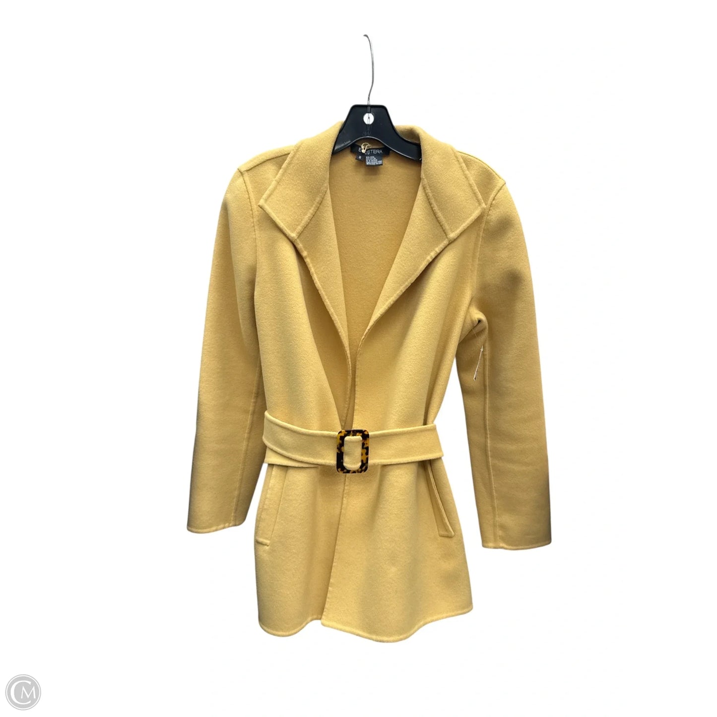 Coat Peacoat By Etcetra In Yellow, Size: S
