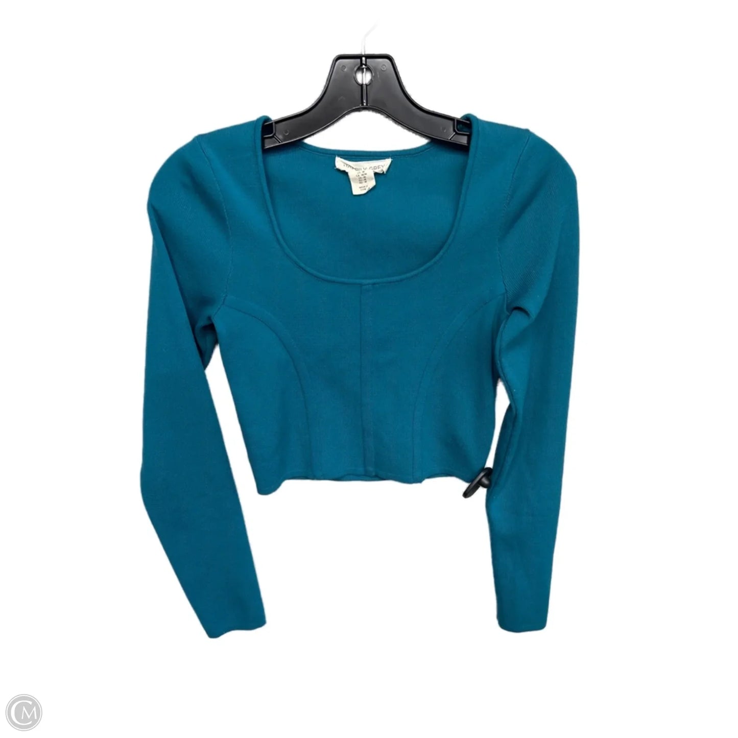 Top Long Sleeve By Clothes Mentor In Teal, Size: M