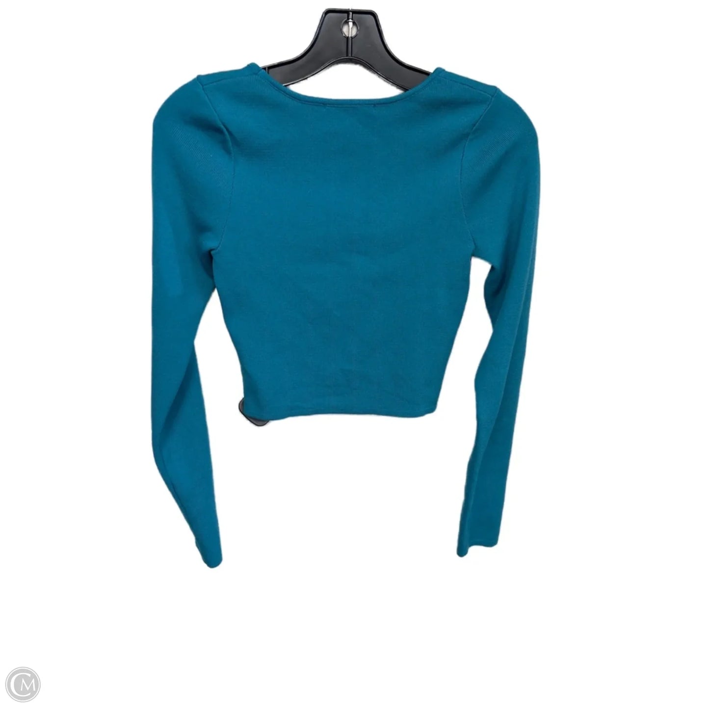 Top Long Sleeve By Clothes Mentor In Teal, Size: M