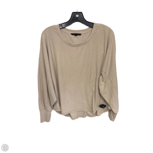 Top Long Sleeve By Jane And Delancey In Tan, Size: M