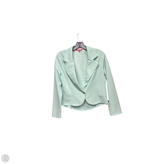 Blazer By Clothes Mentor In Aqua, Size: L