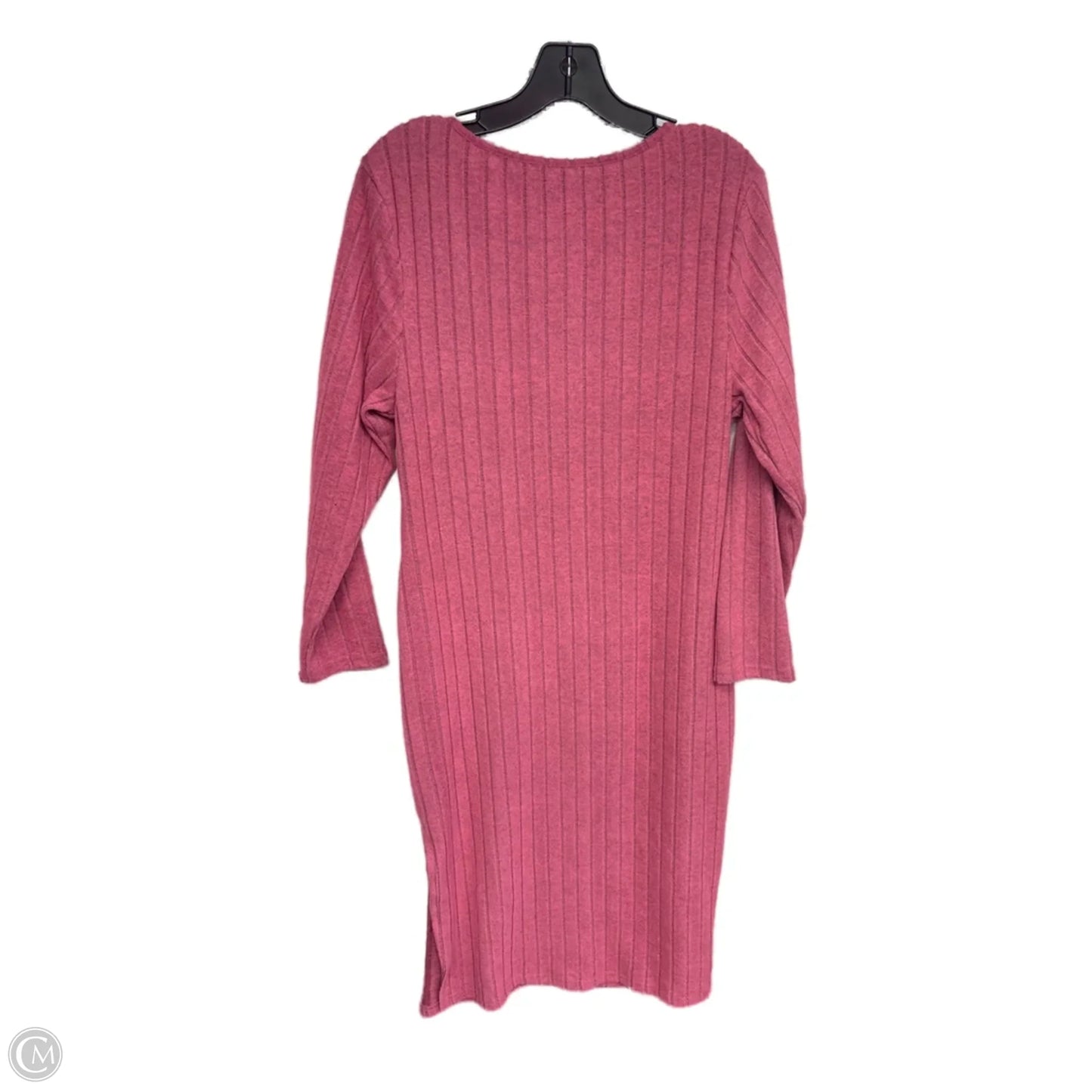 Dress Casual Maxi By Shein In Pink, Size: 1x