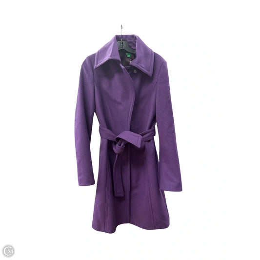 Coat Peacoat By Clothes Mentor In Purple, Size: M