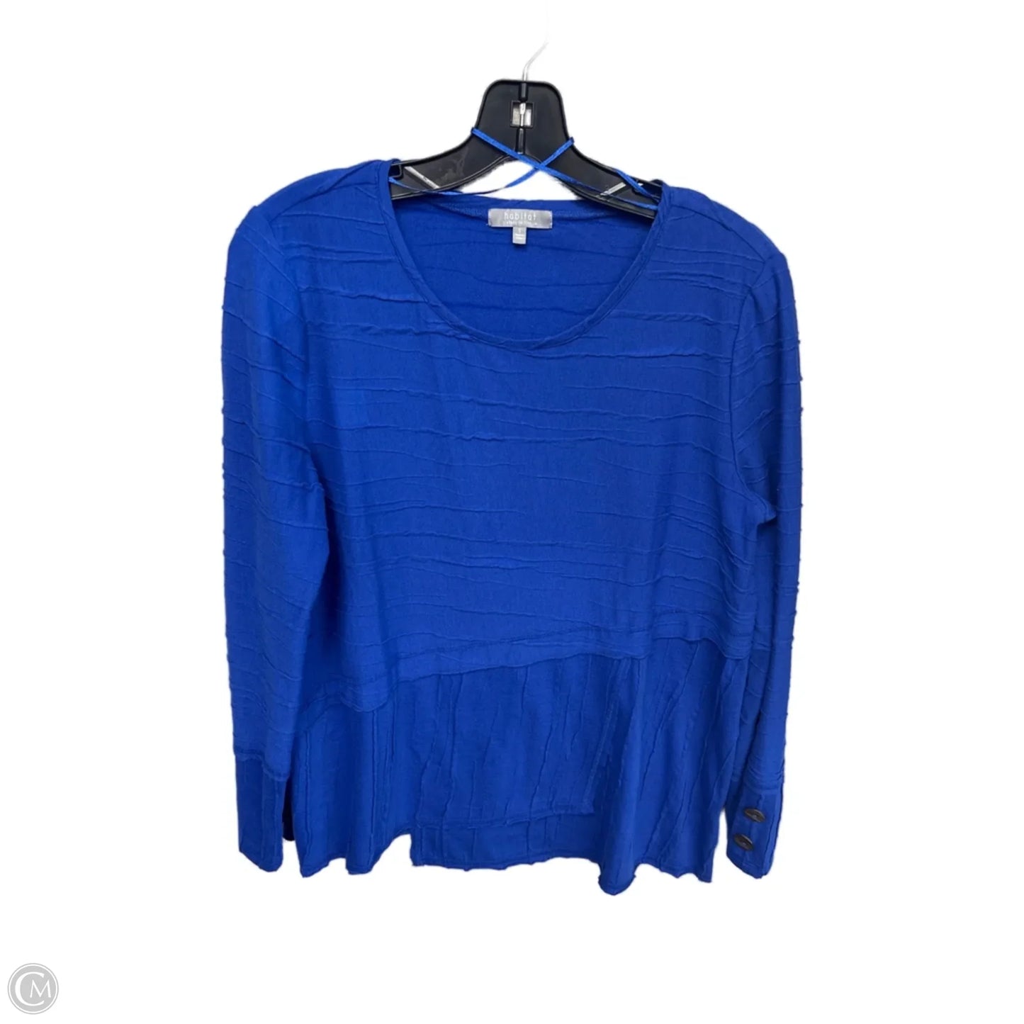 Tunic Long Sleeve By Habitat In Blue, Size: S