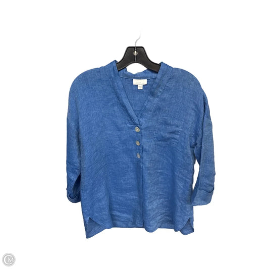 Top 3/4 Sleeve By Pure Jill In Blue, Size: Xsp