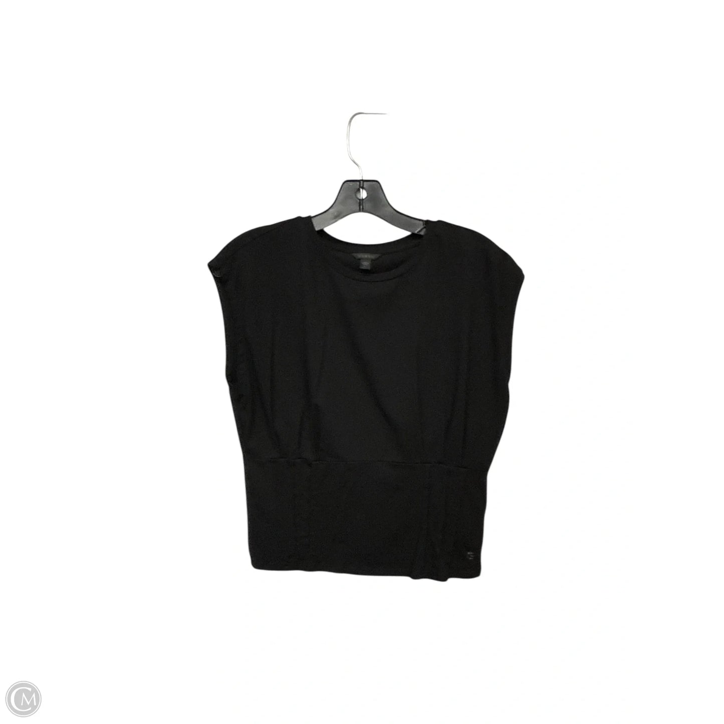 Top Sleeveless By Guess In Black, Size: L