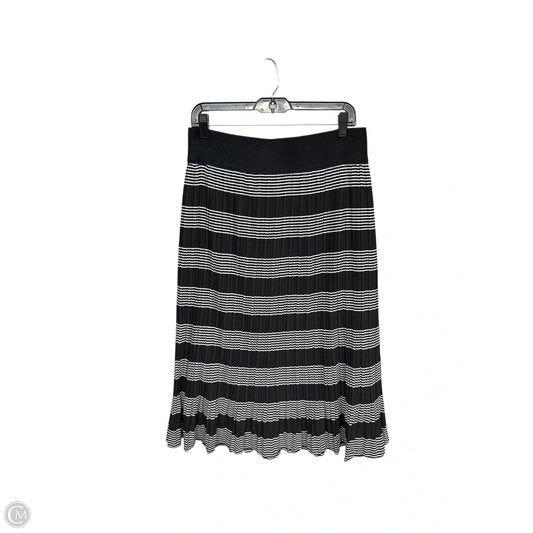 Skirt Maxi By Clothes Mentor In Black & White, Size: L