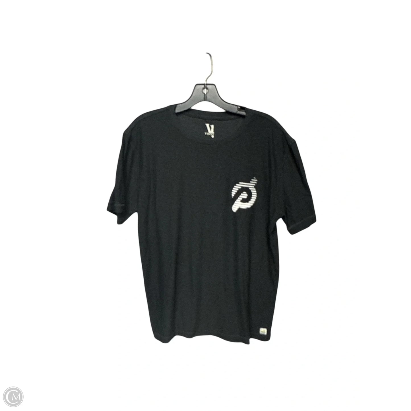 Athletic Top Short Sleeve By Vuori In Grey, Size: L