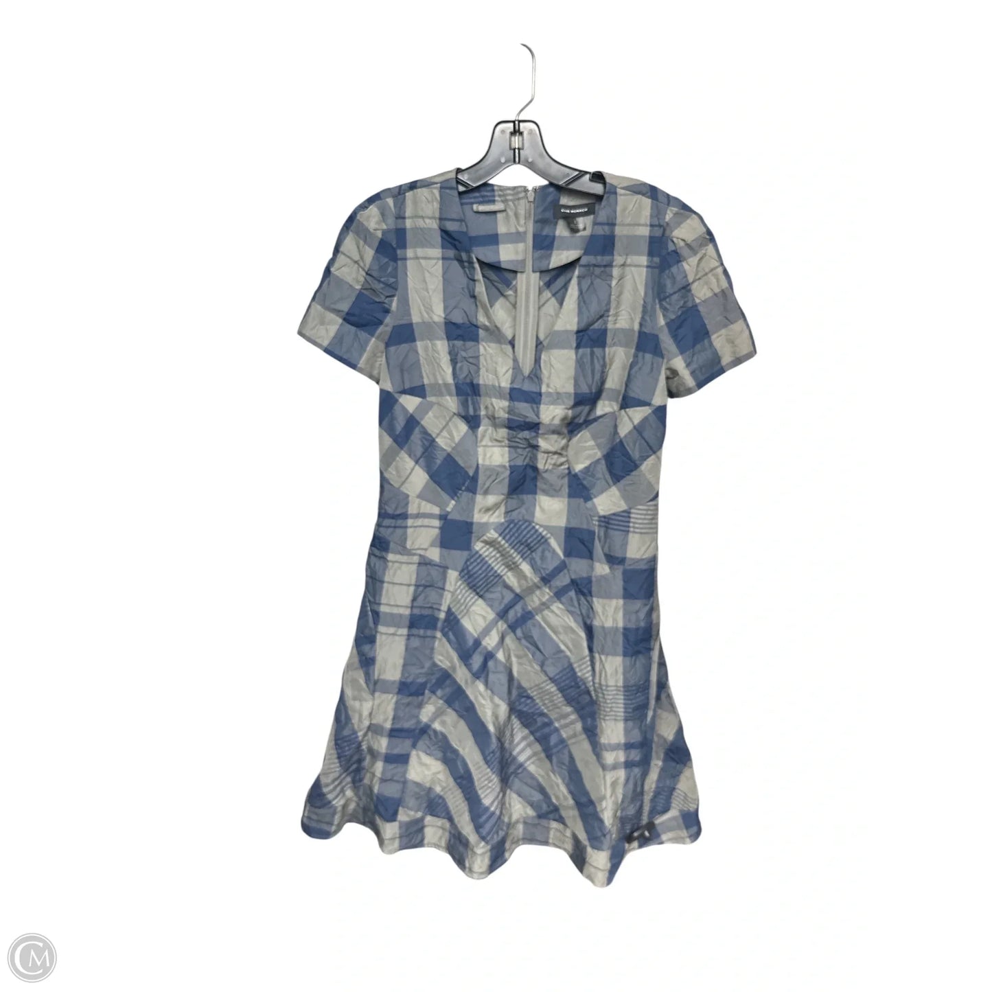 Dress Casual Midi By Club Monaco In Plaid Pattern, Size: 2
