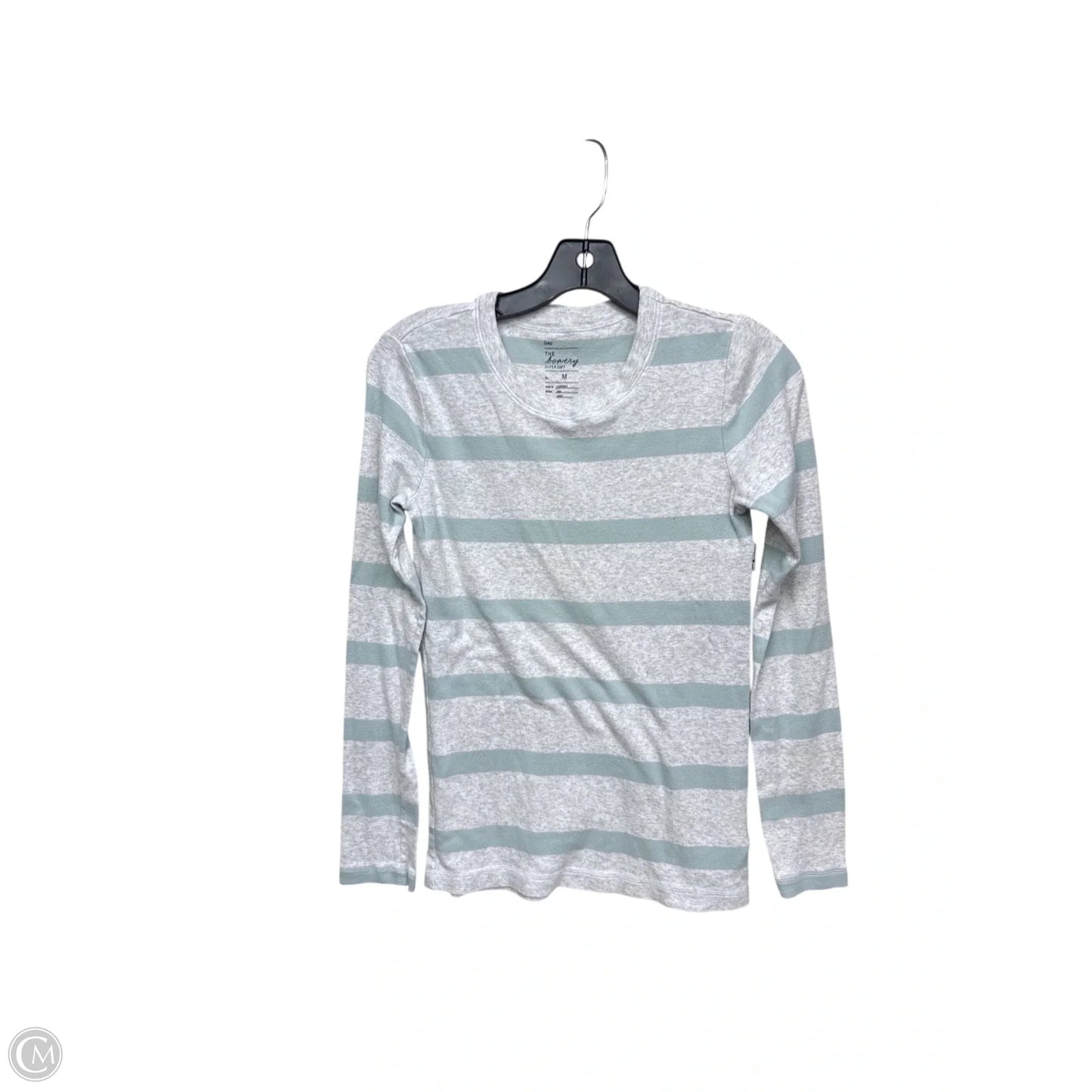 Top Long Sleeve By Gap In Striped Pattern, Size: M