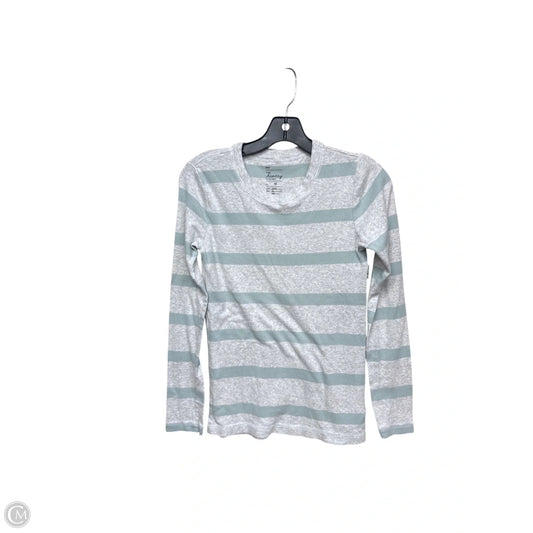 Top Long Sleeve By Gap In Striped Pattern, Size: M