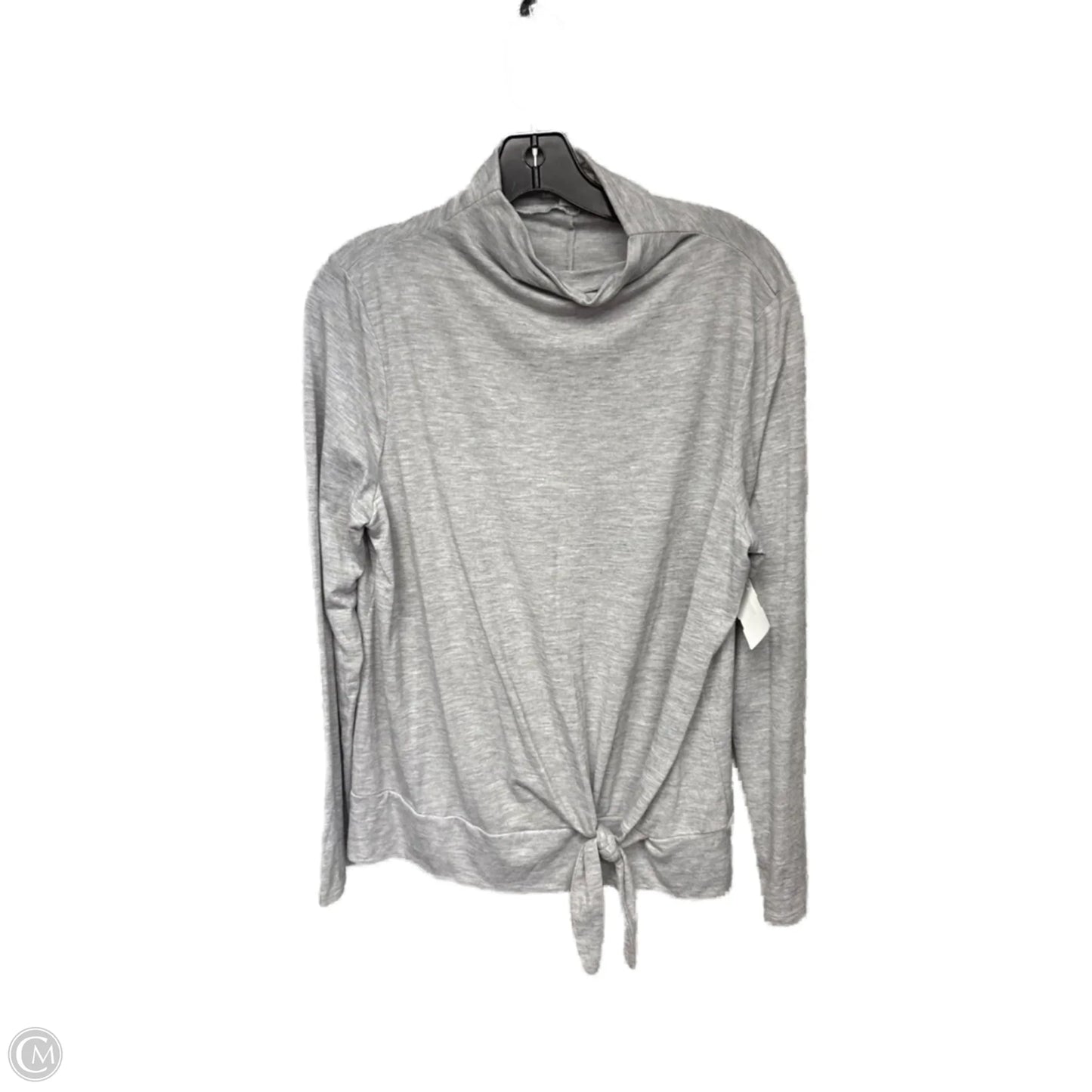 Top Long Sleeve By Loft In Grey, Size: L