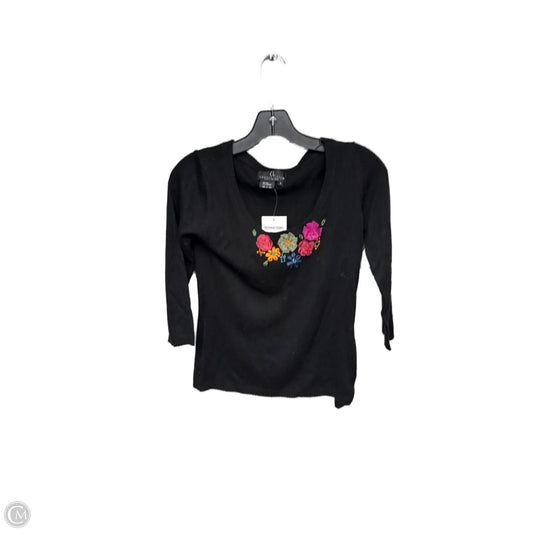 Sweater By Carole Little In Floral Print, Size: S