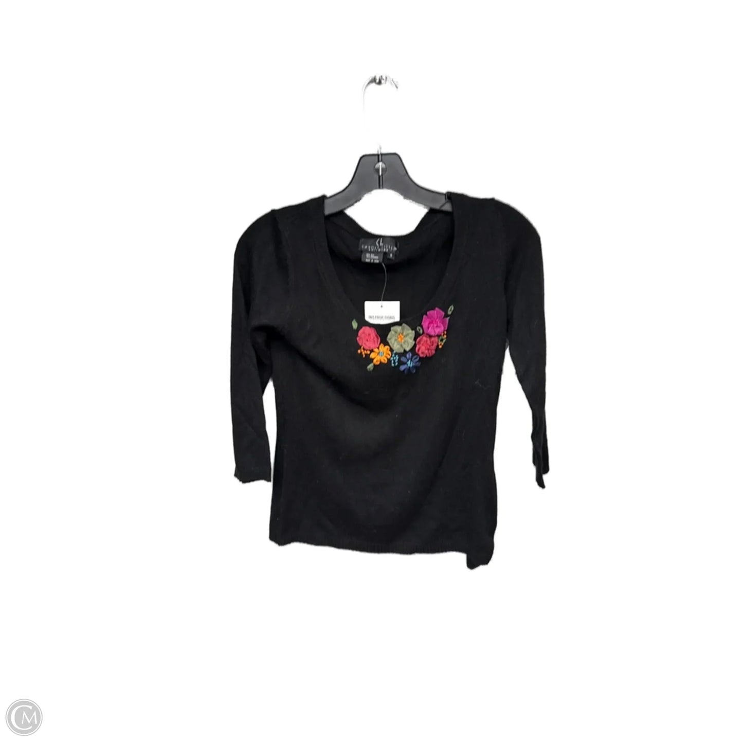 Sweater By Carole Little In Floral Print, Size: S