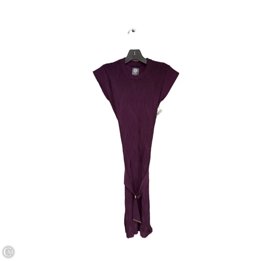 Dress Casual Midi By Vince Camuto In Purple, Size: M
