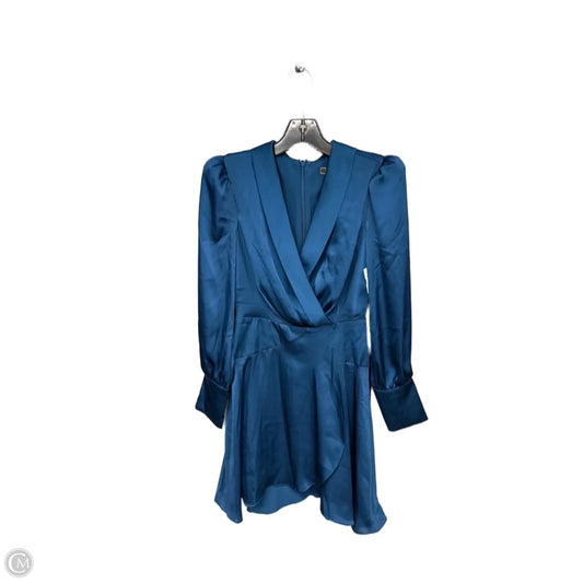 Dress Party Midi By Bcbgmaxazria In Teal, Size: 0