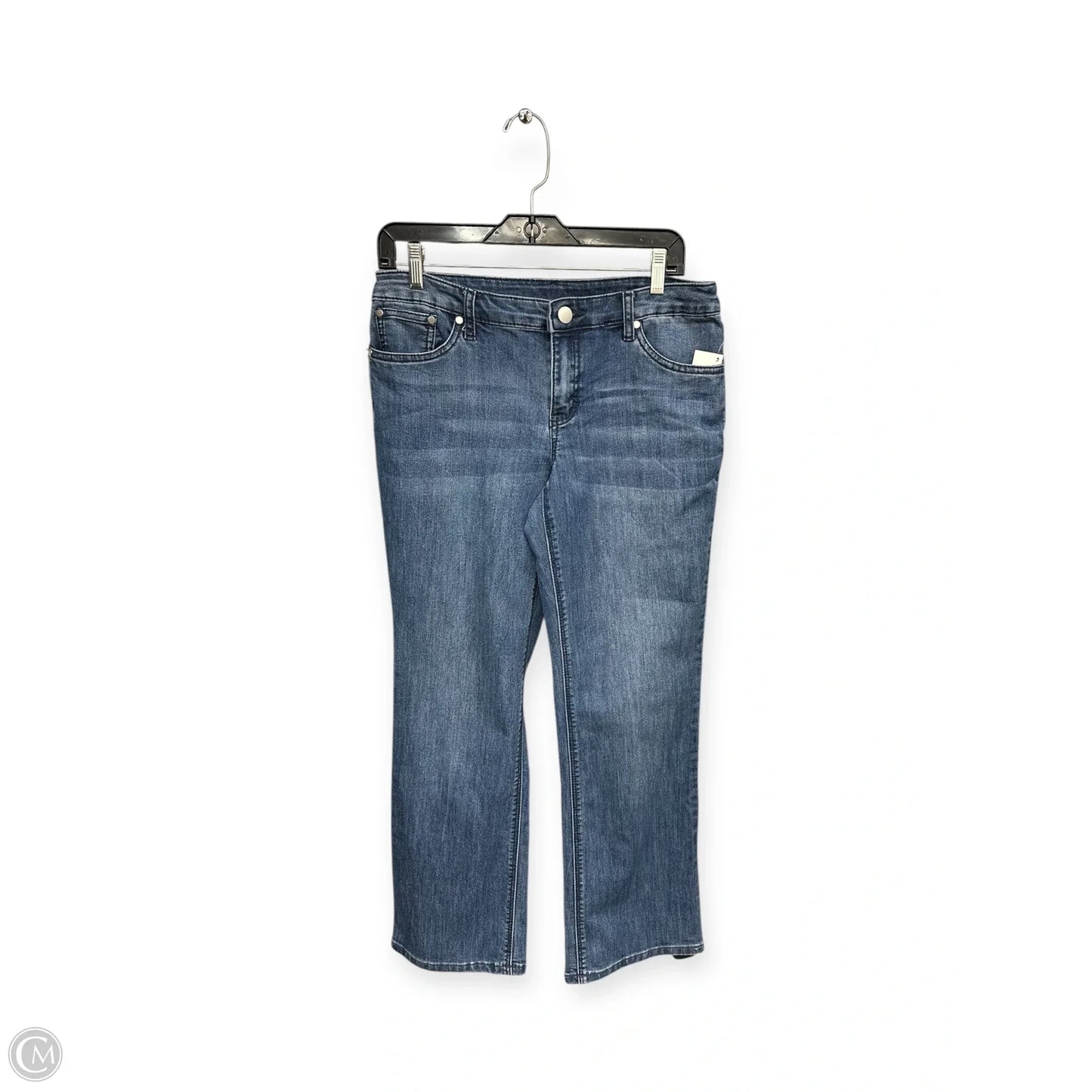 Jeans Straight By Christopher And Banks In Blue Denim, Size: 8p