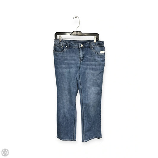 Jeans Straight By Christopher And Banks In Blue Denim, Size: 8p