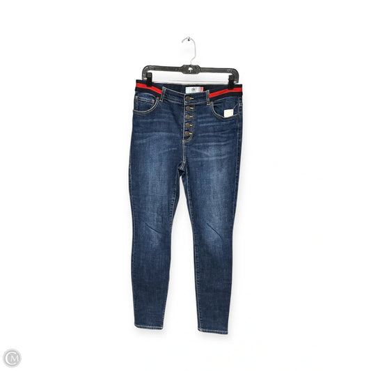 Jeans Skinny By Cabi In Blue Denim, Size: 8