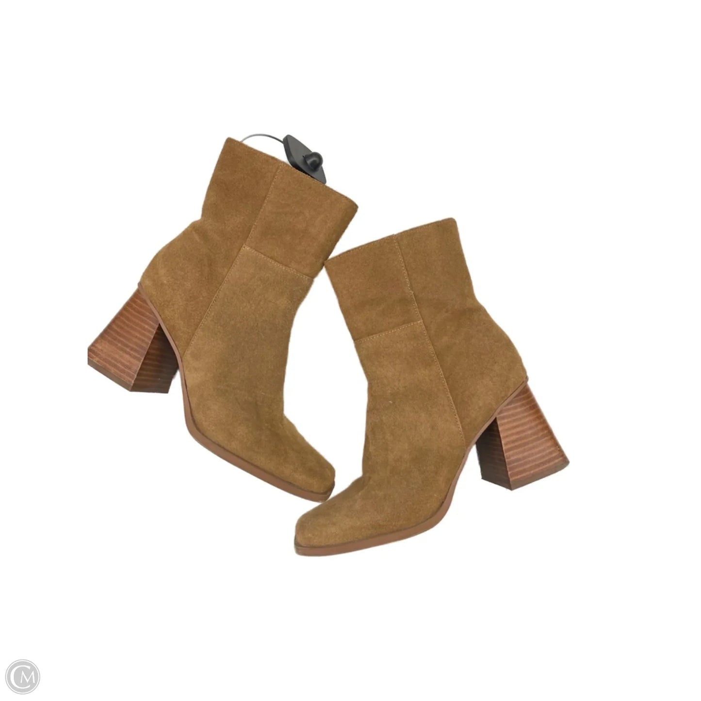 Boots Ankle Heels By Crown Vintage In Brown, Size: 7.5