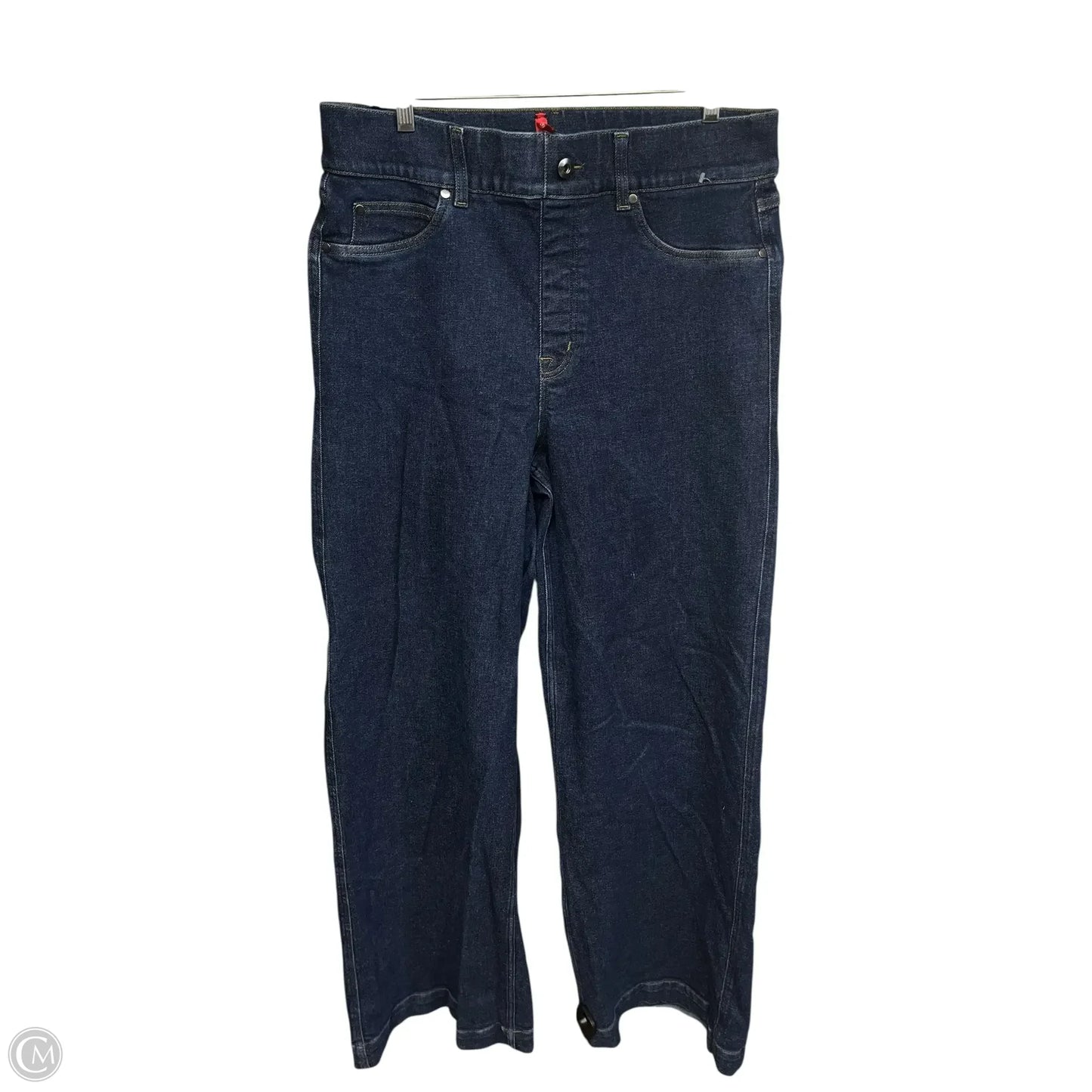 Jeans Wide Leg By Spanx In Blue Denim, Size: 1x