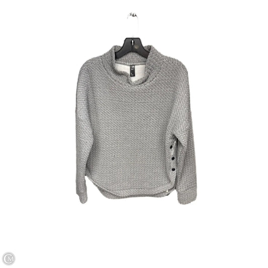 Athletic Sweatshirt Crewneck By Gapfit In Black & White, Size: M