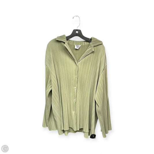 Top Long Sleeve By Princess Polly In Green, Size: Xl