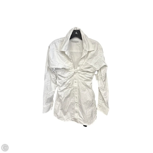 Top Long Sleeve Luxury Designer By Alexander Wang In White, Size: 6