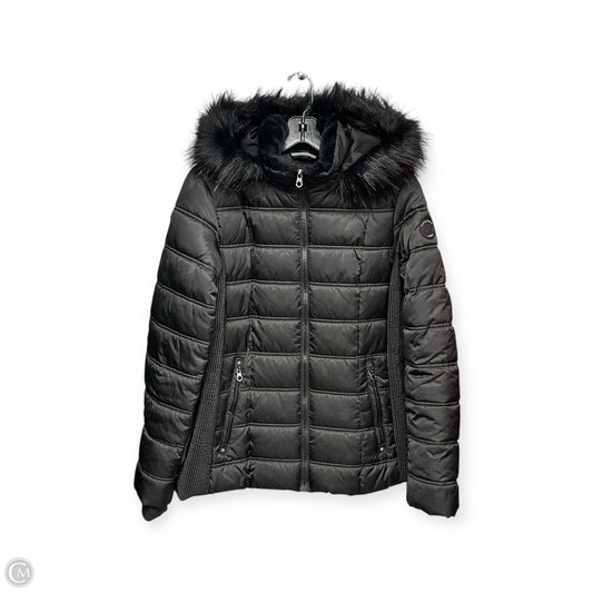 Coat Puffer & Quilted By Nautica In Black, Size: M