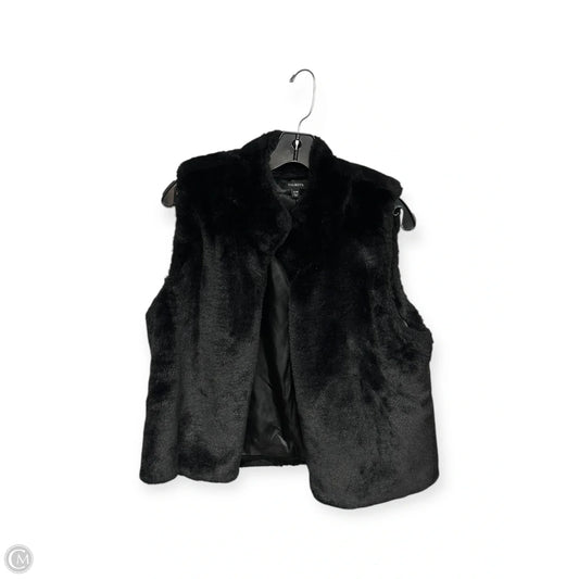 Vest Faux Fur & Sherpa By Talbots In Black, Size: S