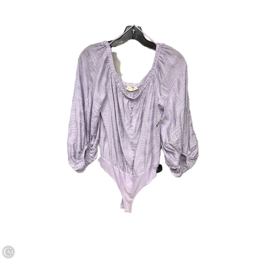 Top 3/4 Sleeve By Eesome In Purple, Size: S