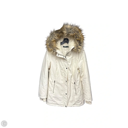 Coat Puffer & Quilted By Lauren By Ralph Lauren In Cream, Size: Xl
